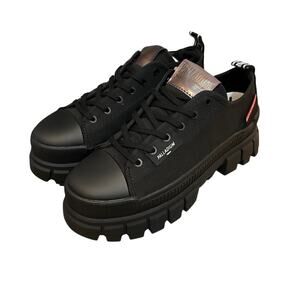 Palladium Revolt Lo TX Women’s Platform Sneakers Black Size 9 | Chunky Lug Sole